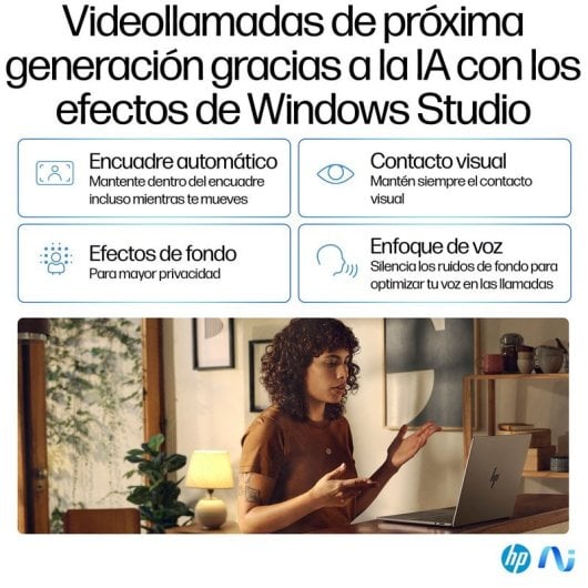 HP OmniBook X 14-fe0008ns Qualcomm Snapdragon X Elite X1E-78-100/16GB/1TB SSD/14" Táctil