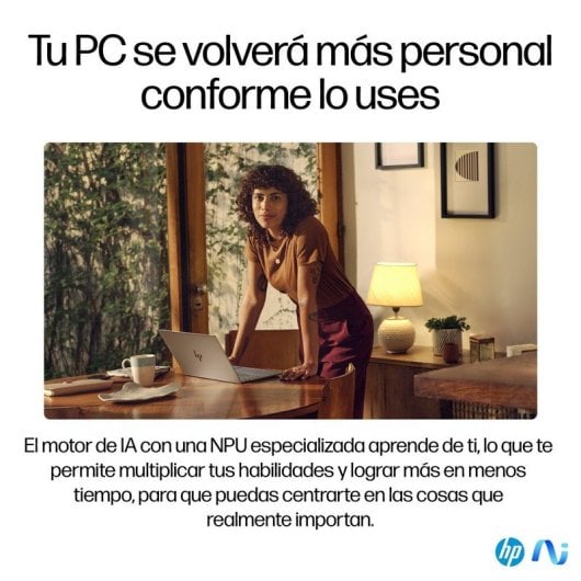 HP OmniBook X 14-fe0008ns Qualcomm Snapdragon X Elite X1E-78-100/16GB/1TB SSD/14" Táctil