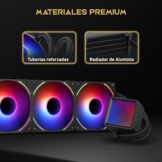 Forgeon Solum Refrigeración Líquida 360 ARGB Kit Liquid Cooler Negra