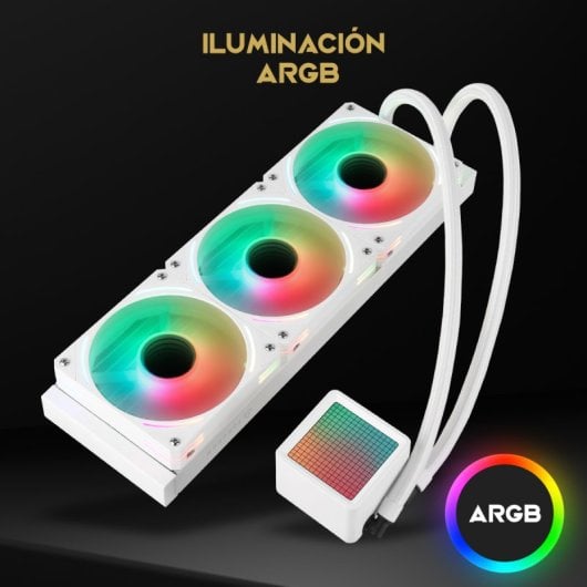 Kit Forgeon Solum Liquid Cooling 360 ARGB Frigorífico Líquido Branco