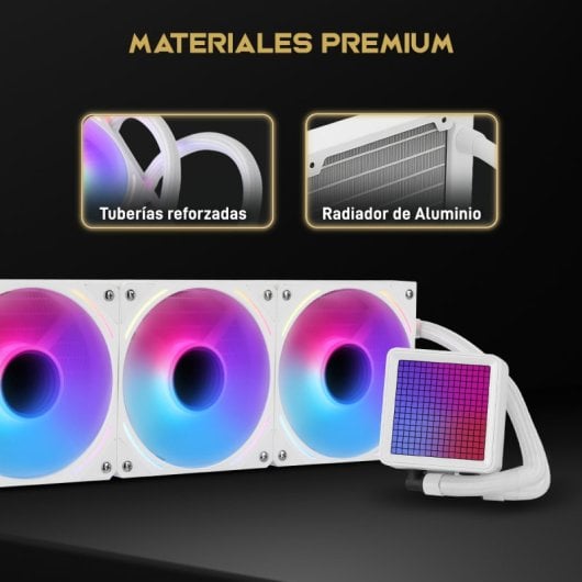 Kit Forgeon Solum Liquid Cooling 360 ARGB Frigorífico Líquido Branco