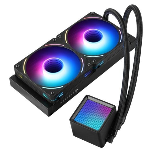 Forgeon Solum Refrigeración Líquida 240 ARGB Kit Liquid Cooler Negro