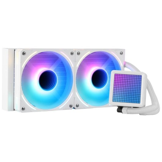 Forgeon Solum Refrigeración Líquida 240 ARGB Kit Liquid Cooler Blanca