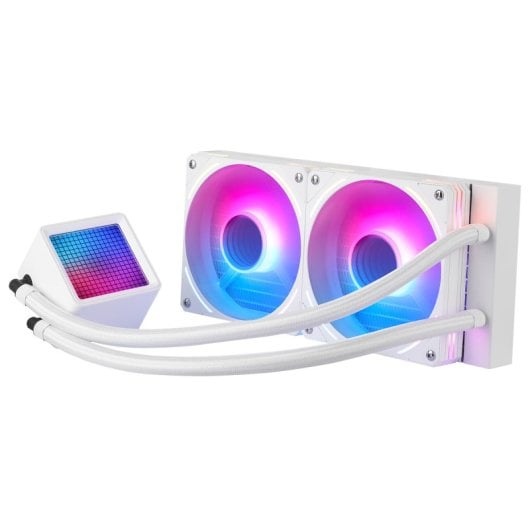 Forgeon Solum Refrigeración Líquida 240 ARGB Kit Liquid Cooler Blanca