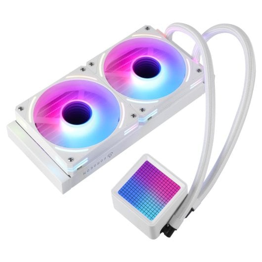 Forgeon Solum Refrigeración Líquida 240 ARGB Kit Liquid Cooler Blanca