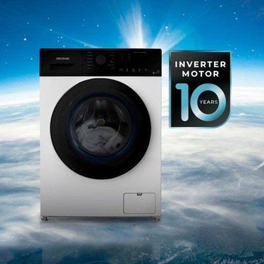 Lavatrice Cecotec Bolero DressCode 7150 7Kg 1400rpm A Bianco Inverter Vapore