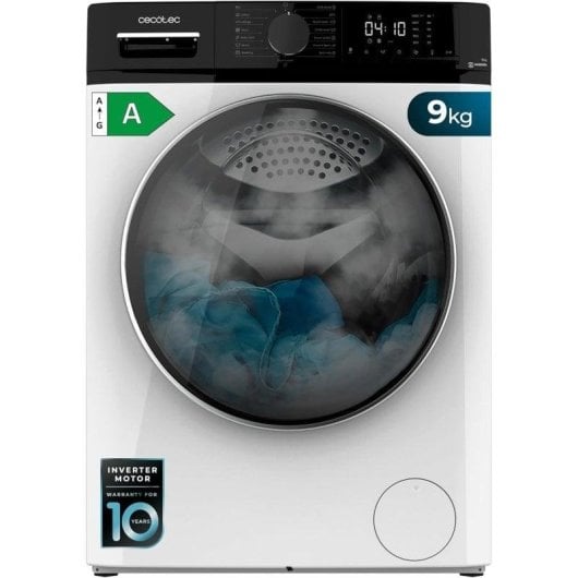Cecotec Bolero DressCode 9610 Inverter Lavadora Carga Frontal 9K A Blanca