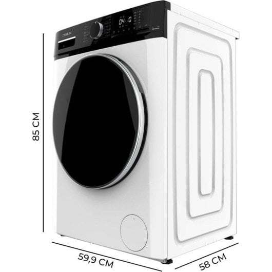 Cecotec Bolero DressCode 9610 Inverter Lavadora Carga Frontal 9K A Blanca
