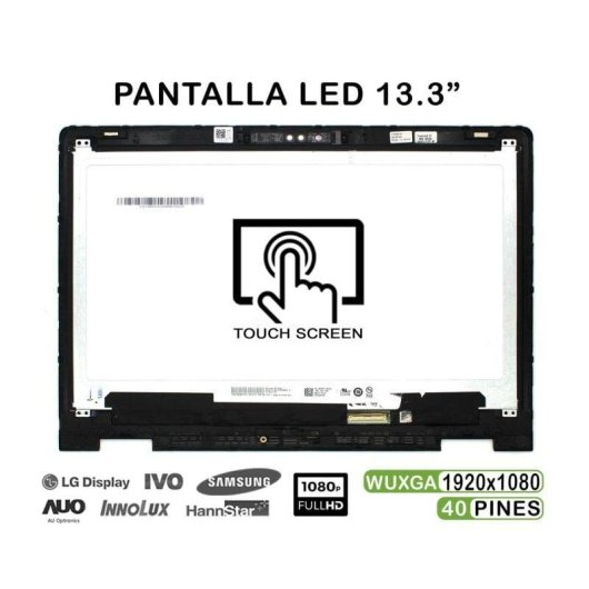 Pantalla Táctil LED 13.3" para Portátil Dell Inspiron 13 5368 5378 5379