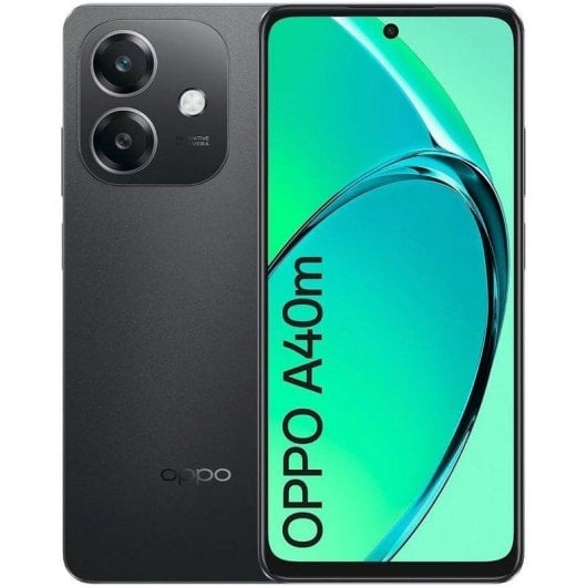 Oppo A40m 8GB 256GB 6.67" LCD 4G Dual SIM NFC IP54 SuperVOOC Android 14 Schwarz