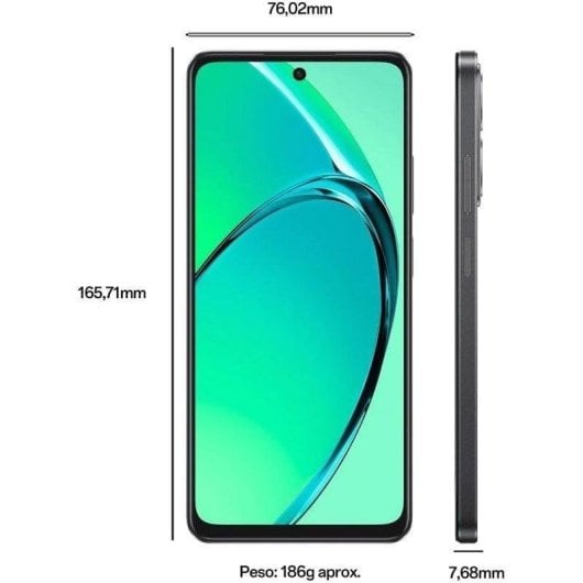 OPPO A40m 4G 8GB 6.67" 256GB Preto Ecrã Ultra Brilho