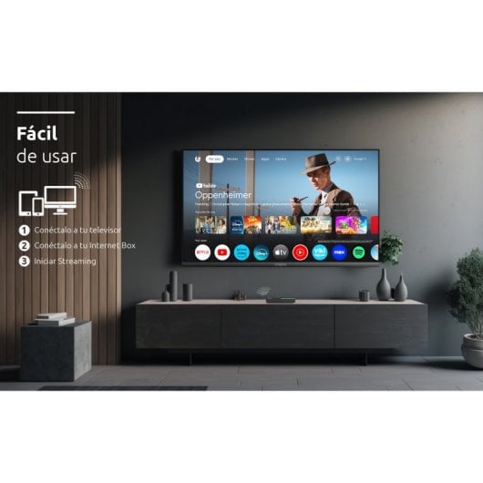 Strong LEAP-S3 Pro Premium 4K UltraHD Streaming TV Box Google TV Dolby Vision/Atmos 32GB Negro