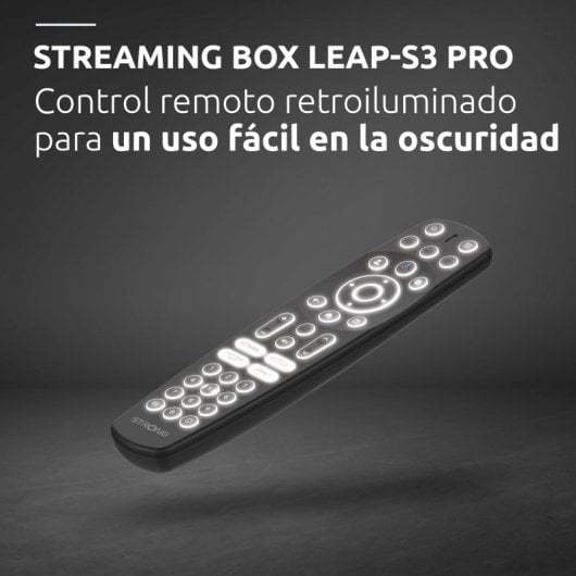 Strong LEAP-S3 Pro Premium 4K UltraHD Streaming TV Box Google TV Dolby Vision/Atmos 32GB Preto