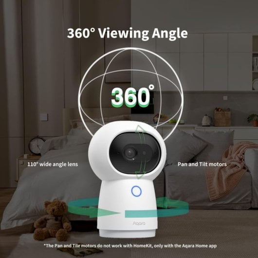 Aqara Camera Hub G3 Câmara de Segurança Inteligente 2K WiFi Zigbee 3.0 Branca