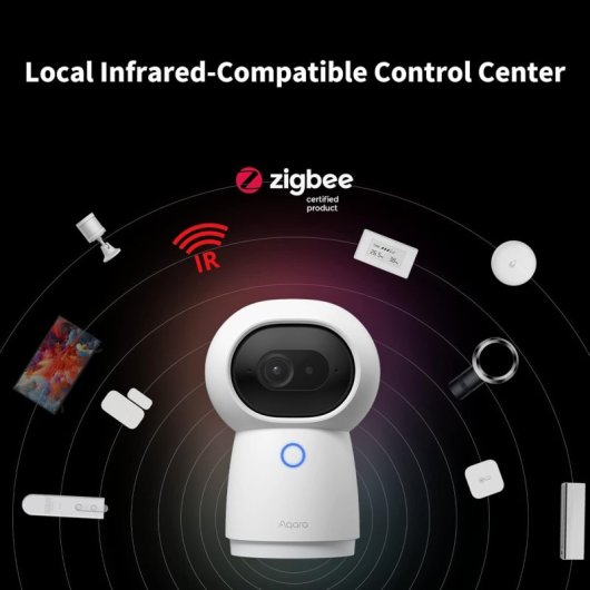 Aqara Camera Hub G3 Câmara de Segurança Inteligente 2K WiFi Zigbee 3.0 Branca