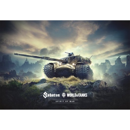 World Of Tanks X Sabaton Spirit Of War Puzzle Edição Limitada