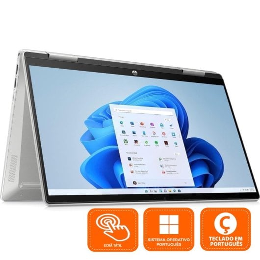 HP Pavilion x360 2-in-1 14-ek1025np  Intel Core i7-1355U/16GB/512GB SSD/14" Tátil (PT)