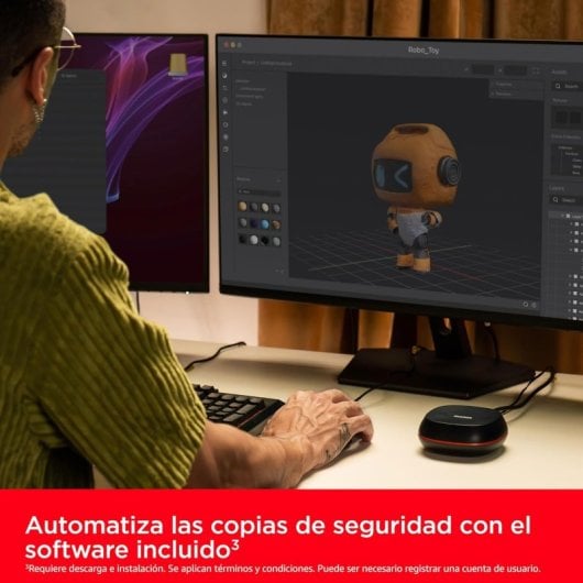 SanDisk Desk Drive 4TB SSD Externo USB-C 3.2 Gen2 1.000MB/s Preto