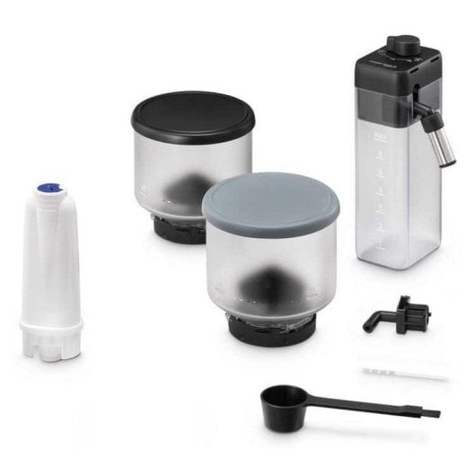 DeLonghi Rivelia Máquina de Café Automática com Moinho e Depósito para Leite 19 Bar Preto Onyx