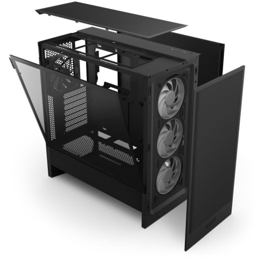 NZXT H5 Elite Case PC Midi Tower: Vetro Temperato E Raffreddamento Efficiente