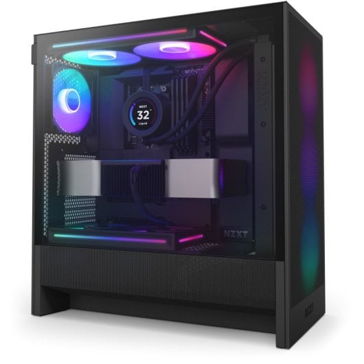 NZXT H5 Flow RGB Midi Tower Schwarz