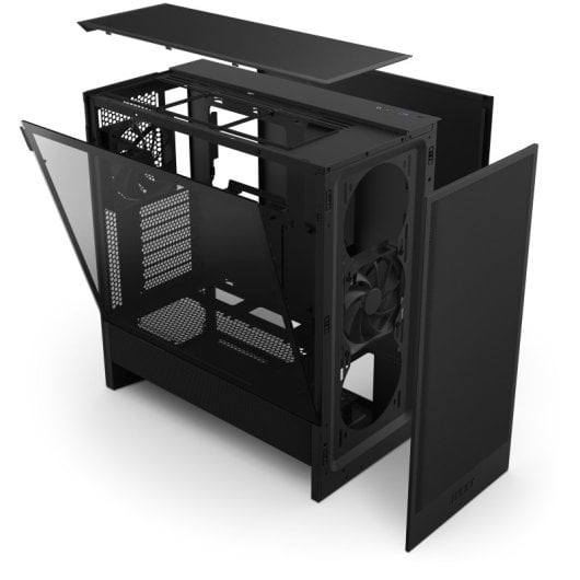 NZXT H5 Flow 2024 Midi Tower E-ATX Cristal Templado USB-C Negra