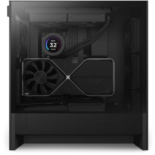NZXT H5 Flow 2024 Midi Tower E-ATX Cristal Templado USB-C Negra