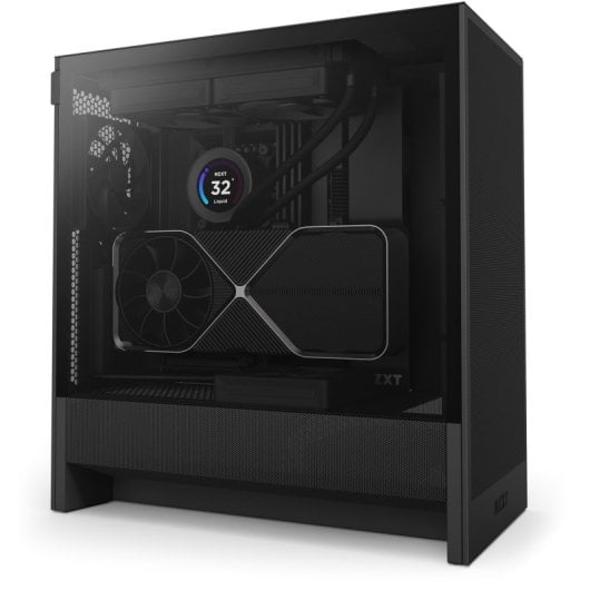 NZXT H5 Flow 2024 Midi Tower E-ATX Cristal Templado USB-C Negra