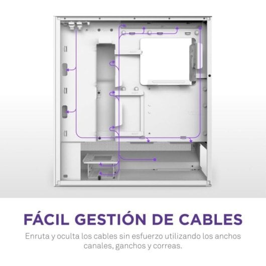 NZXT H5 Flow 2024 Midi Tower E-ATX Vidro Temperado USB-C Branca