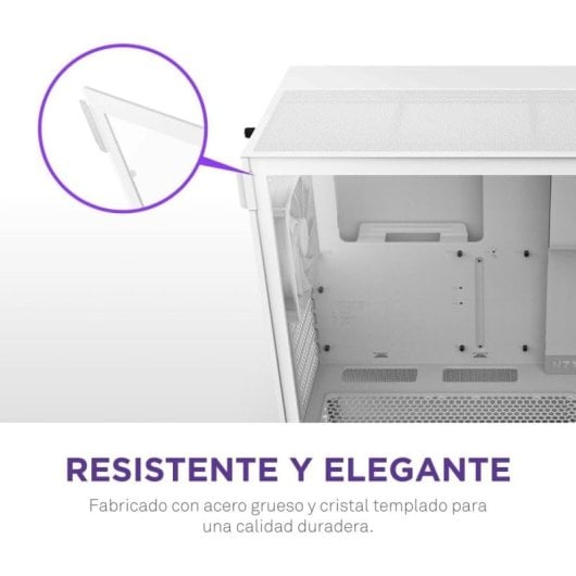 NZXT H5 Flow 2024 Midi Tower E-ATX Vidro Temperado USB-C Branca