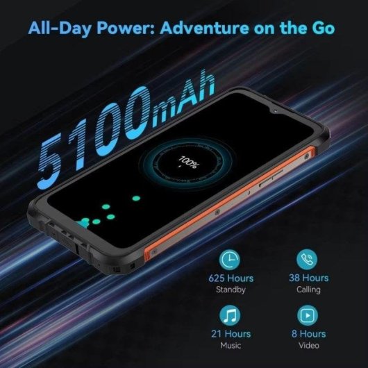 Cubot KingKong Ace 2 4G 6GB 128GB 6.56" Noir Vert