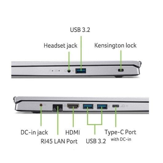 Acer Aspire 3 A315-44P AMD Ryzen 7 5700U/8 Go/SSD 512 Go/15,6" (PT)