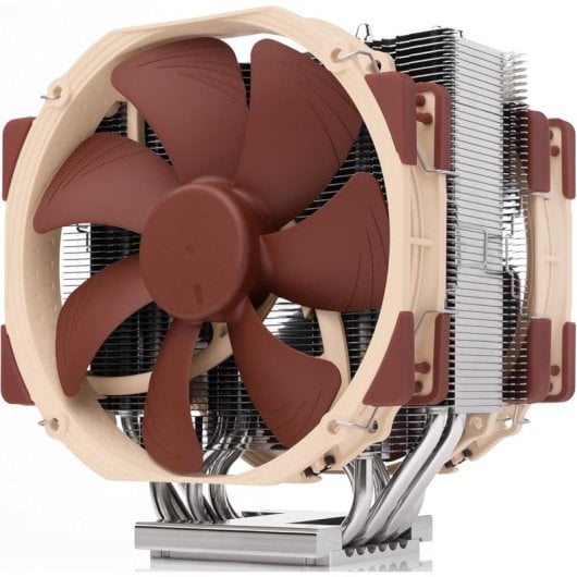 Ventilateur CPU Noctua NH-U14S TR5-SP6 pour AMD Threadripper et Epyc 6 tubes 2x140 mm marron