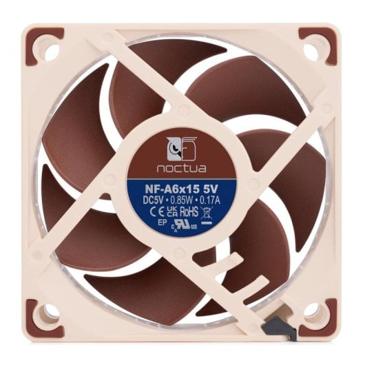 Ventilateur Supplémentaire Noctua NF-A6X15 5V 60cm Marron
