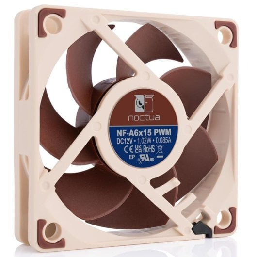 Ventilateur supplémentaire Noctua NF-A6X15 PWM 60 cm marron