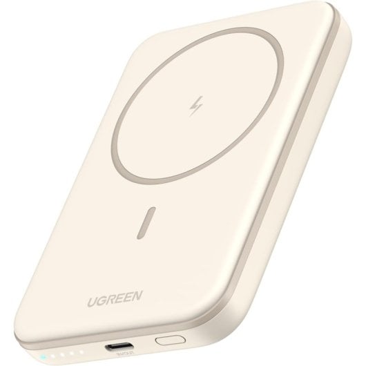 UGREEN Powerbank 5000 mAh, magnetisches Ladegerät, magnetische kabellose 15-W-Powerbank, kompatibel mit Modellen der iPhone 16/15/14/13/12-Serie