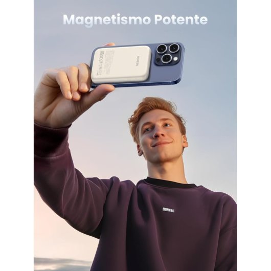 UGREEN Power Bank 10000 mAh, magnetisches kabelloses Ladegerät 20 W Power Bank, kompatibel mit iPhone