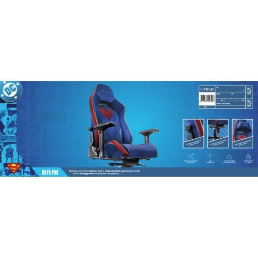 Chaise gaming Trust GXT 721SM Ruya Pro ergonomique dossier réglable 150 kg