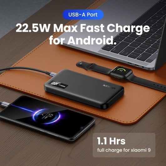Ugreen Powerbank 10000mAh Zweiwege-Schnellladung 20W Weiß