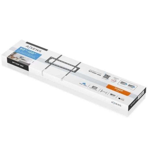 Aisens WT120F-293 Soporte TV Pared 60 a 120" VESA 50x50 a 900x600 Máx 160kg Negro