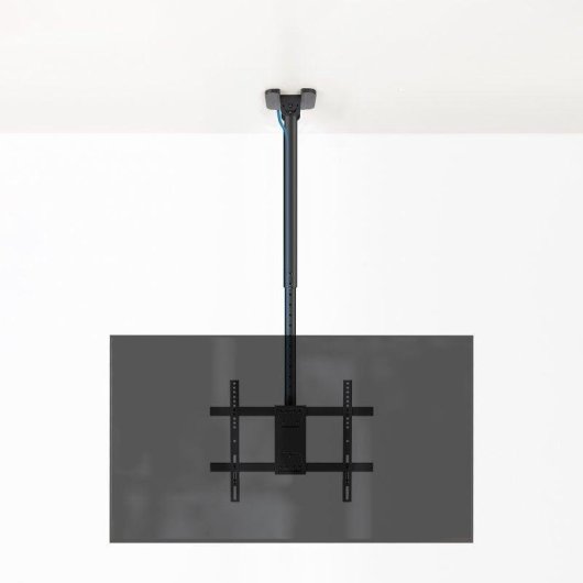 TooQ LPCE1175TSLI-XL-B Support Plafond TV/Moniteur 32 à 75" VESA 200x200 à 400x400 Max 60Kg