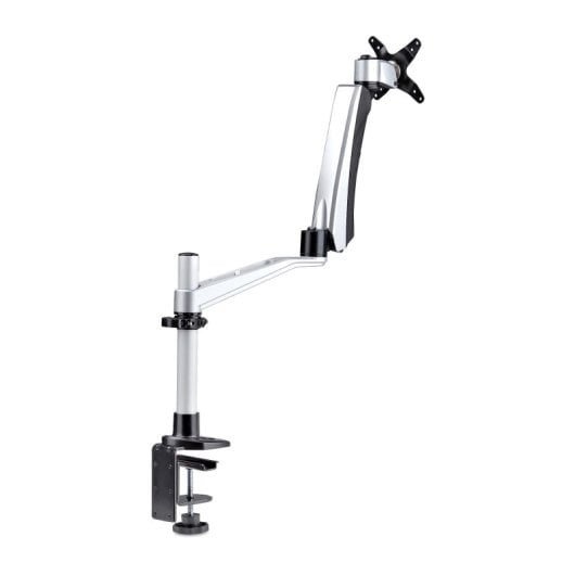 StarTech.com Support de bureau pour écran ultra-large VESA 75 x 75/100 x 100 27 pouces 16:9/30 pouces 21:9 – Œillet ou pince en C – Réglage sans outil – Bras à ressort
