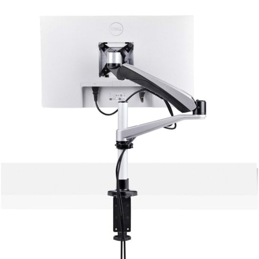 StarTech.com Support de bureau pour écran ultra-large VESA 75 x 75/100 x 100 27 pouces 16:9/30 pouces 21:9 – Œillet ou pince en C – Réglage sans outil – Bras à ressort