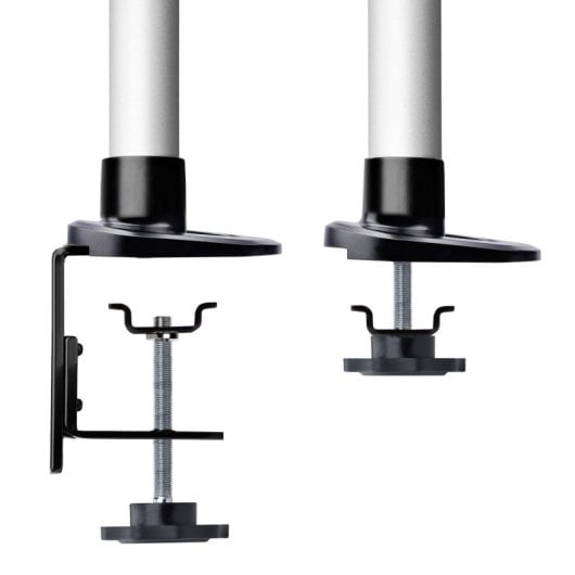 StarTech.com Support de bureau pour écran ultra-large VESA 75 x 75/100 x 100 27 pouces 16:9/30 pouces 21:9 – Œillet ou pince en C – Réglage sans outil – Bras à ressort