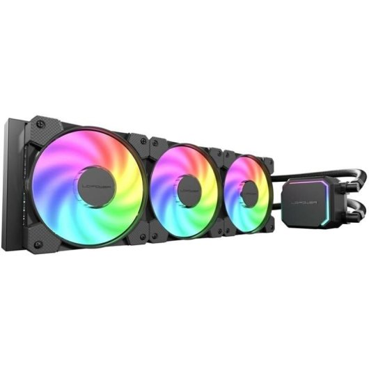 Kit de refroidissement liquide Jetflow LC-Power LC-CC-360-B-ARGB 360 mm, noir