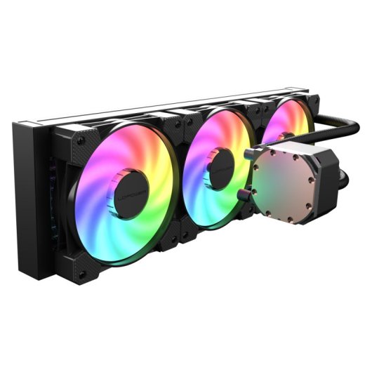 Kit de refroidissement liquide Jetflow LC-Power LC-CC-360-B-ARGB 360 mm, noir