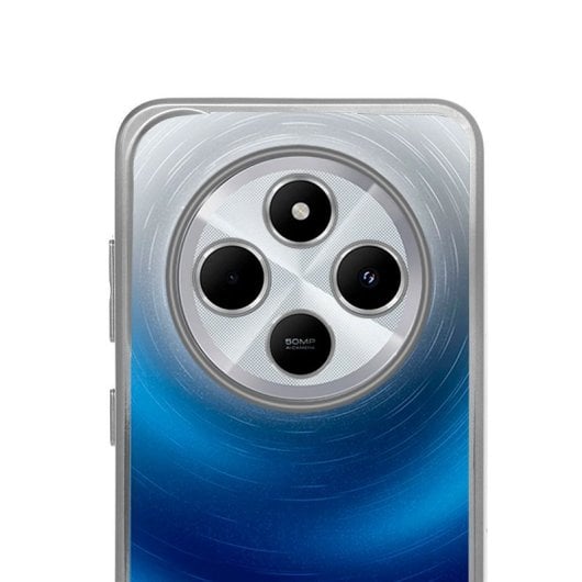Cool Carcasa Borde Metalizado Plata para Xiaomi Redmi 14C / Poco C75