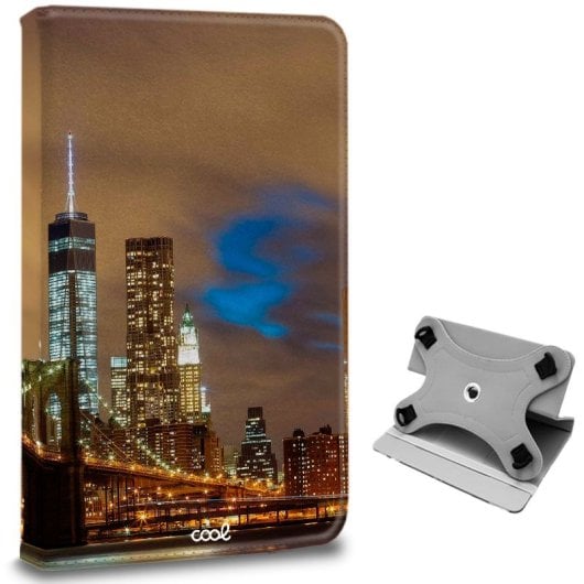 Cool Funda Universal Ebook/Tablet de 9.7"-11" Panorámica Polipiel Skyline