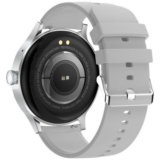 Cool Iris Bluetooth 45mm AMOLED Gris Étanche IP67 SpO2 Pulsomètre Suivi Sommeil Appels