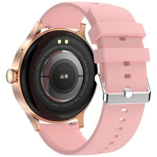 Cool Iris Bluetooth 45mm AMOLED Rose Taille Unique IP67 SpO2 Pulsomètre Sommeil